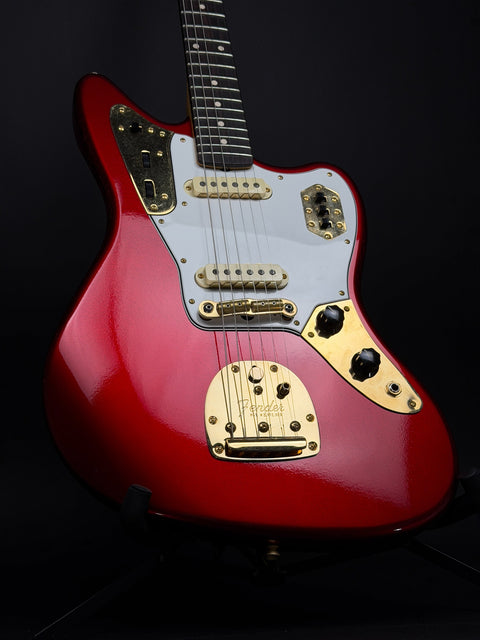 Fender Custom Shop 1962 Jaguar Deluxe Closet Classic Gold Hardware - Candy Apple Red