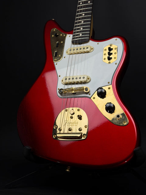 Fender Custom Shop 1962 Jaguar Deluxe Closet Classic Gold Hardware - Candy Apple Red