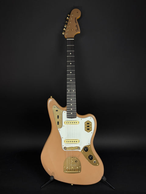Fender Custom Shop 1962 Jaguar Deluxe Closet Classic Gold Hardware - Dirty Shell Pink
