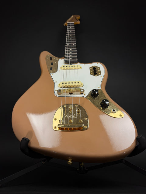 Fender Custom Shop 1962 Jaguar Deluxe Closet Classic Gold Hardware - Dirty Shell Pink