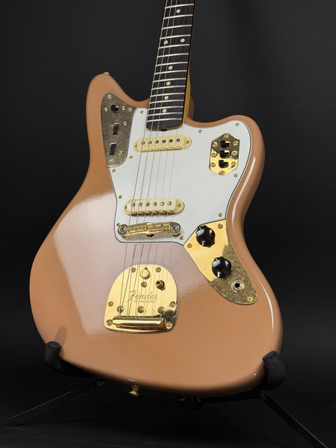 Fender Custom Shop 1962 Jaguar Deluxe Closet Classic Gold Hardware - Dirty Shell Pink