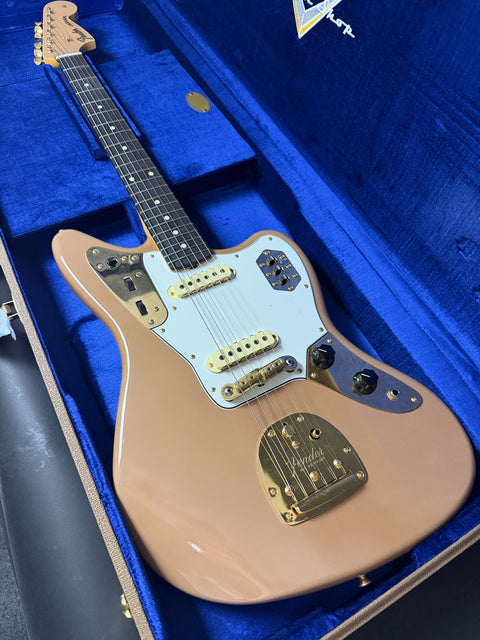 Fender Custom Shop 1962 Jaguar Deluxe Closet Classic Gold Hardware - Dirty Shell Pink