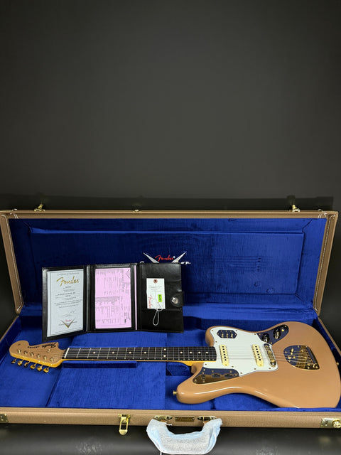 Fender Custom Shop 1962 Jaguar Deluxe Closet Classic Gold Hardware - Dirty Shell Pink