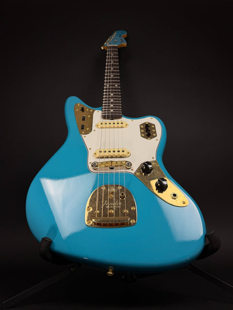 Fender Custom Shop 1962 Jaguar Deluxe Closet Classic Gold Hardware - Taos Turquoise