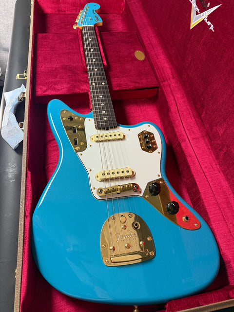 Fender Custom Shop 1962 Jaguar Deluxe Closet Classic Gold Hardware - Taos Turquoise