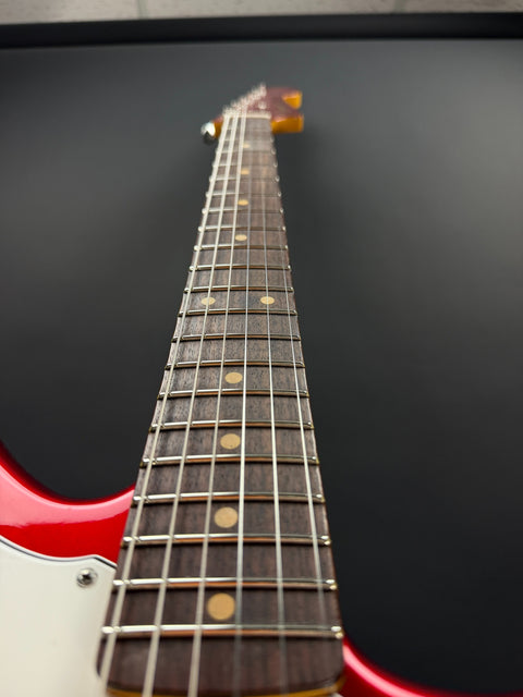 Fender Custom Shop 1962 Jazzmaster Time Capsule Painted Headcap - Candy Apple Red -