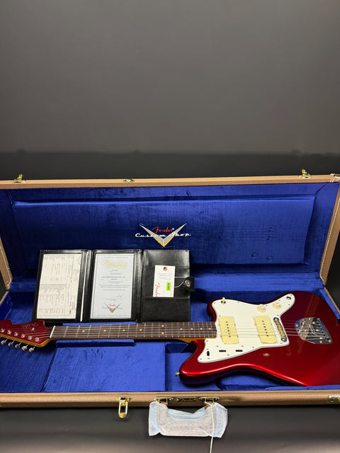 Fender Custom Shop 1962 Jazzmaster Time Capsule Painted Headcap - Candy Apple Red -