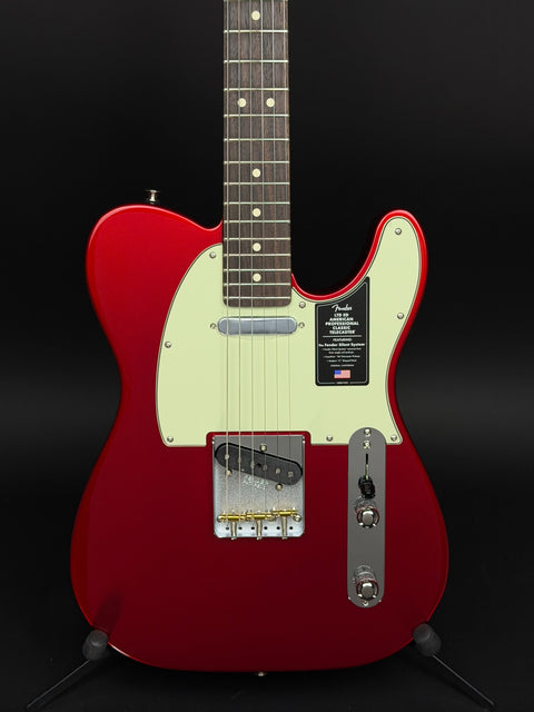 Fender Limited Edition American Professional Classic Telecaster featuring the Fender Silent System - Candy Apple Red