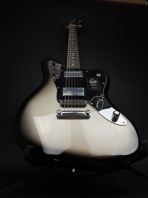 Fender Limited Edition Player Fusion Jaguar Baritone Special - Silverburst