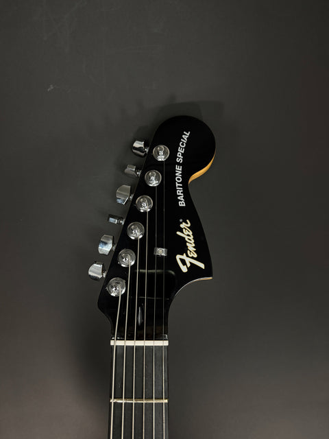 Fender Limited Edition Player Fusion Jaguar Baritone Special - Silverburst