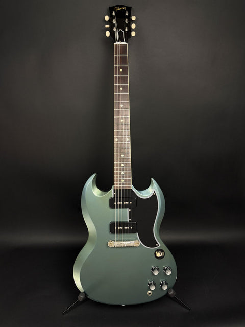 Gibson Custom M2M 1963 SG Special Reissue Lightning Bar - Antique Pelham Blue VOS -