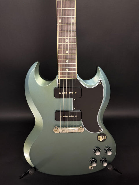 Gibson Custom M2M 1963 SG Special Reissue Lightning Bar - Antique Pelham Blue VOS -