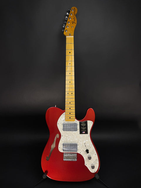 Fender American Vintage II 1972 Telecaster Thinline - Candy Apple Red -