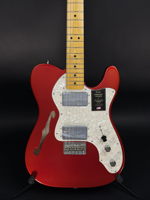 Fender American Vintage II 1972 Telecaster Thinline - Candy Apple Red -