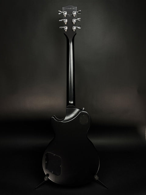 Gibson Mark Morton Les Paul Modern Figured Quilt - Translucent Ebony Burst Satin -