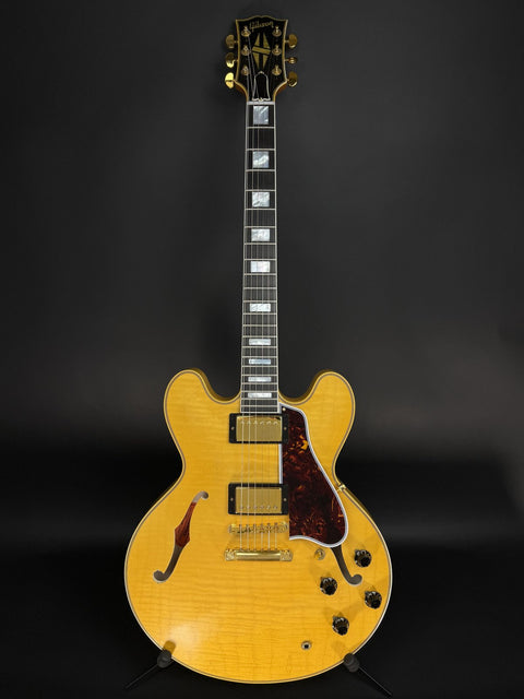 Gibson Custom Limited Edition 1960 ES-355 Reissue Figured Light Aged - Antique Blonde