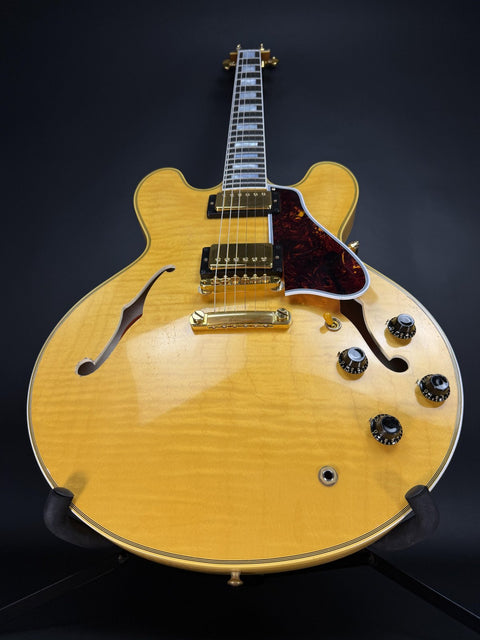 Gibson Custom Limited Edition 1960 ES-355 Reissue Figured Light Aged - Antique Blonde -