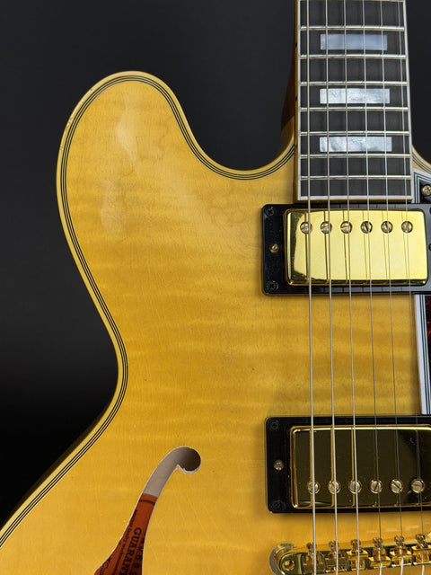 Gibson Custom Limited Edition 1960 ES-355 Reissue Figured Light Aged - Antique Blonde -