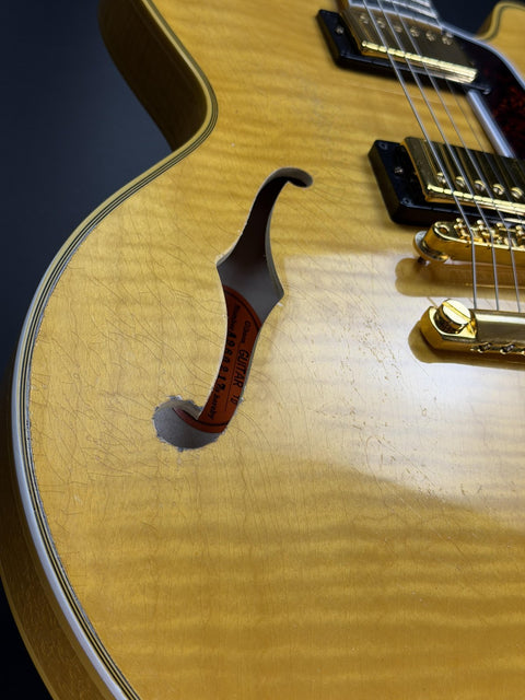 Gibson Custom Limited Edition 1960 ES-355 Reissue Figured Light Aged - Antique Blonde -