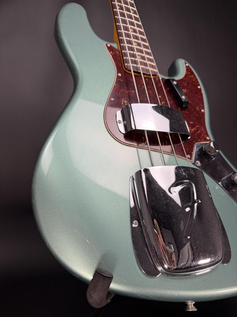 Fender Custom Shop 1962 Jazz Bass Closet Classic - Super Faded Aged Sherwood Green Metallic -