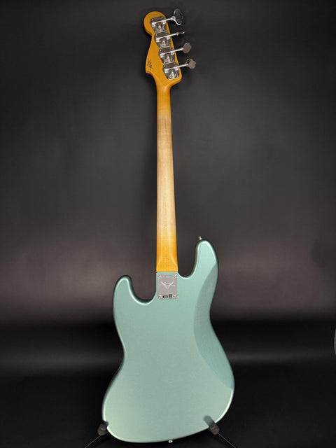 Fender Custom Shop 1962 Jazz Bass Closet Classic - Super Faded Aged Sherwood Green Metallic -