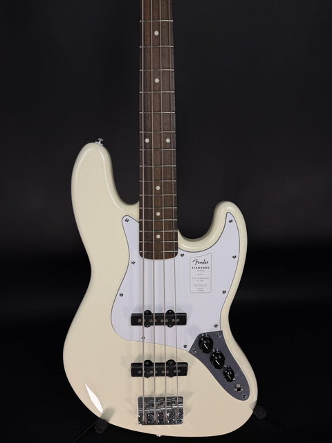 Fender Standard Jazz Bass Olympic White Laurel Fingerboard -