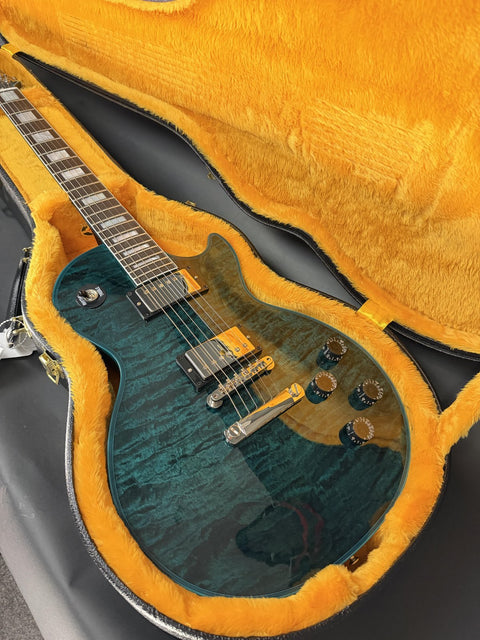 Gibson Custom Greatest Hits Volume II Les Paul Axcess Custom Peacock Widow Stop Bar - Gloss -