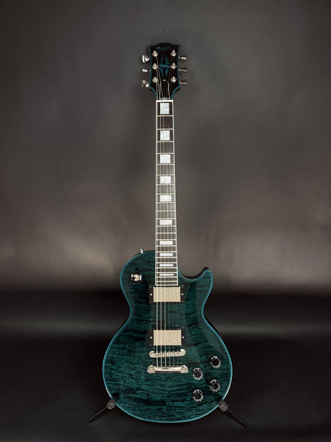 Gibson Custom Greatest Hits Volume II Les Paul Axcess Custom Peacock Widow Stop Bar - Gloss -