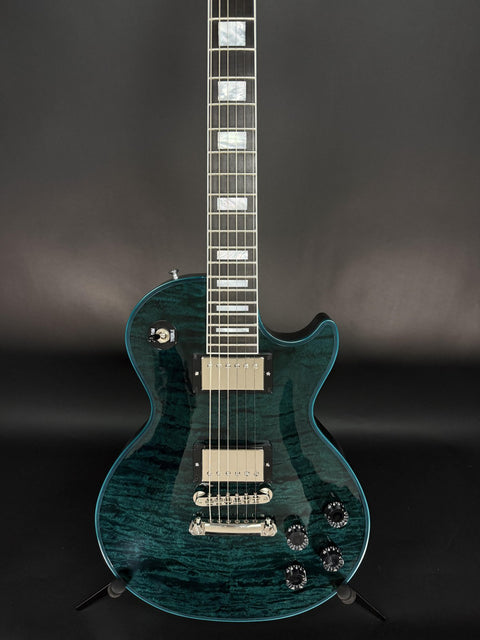 Gibson Custom Greatest Hits Volume II Les Paul Axcess Custom Peacock Widow Stop Bar - Gloss -