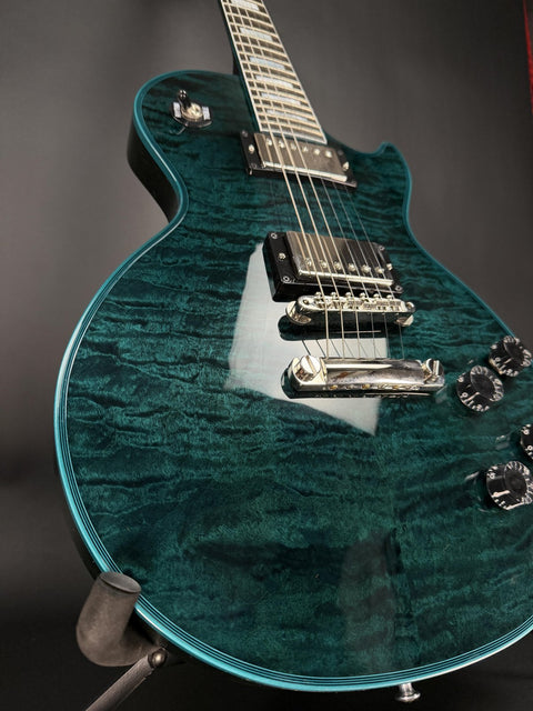 Gibson Custom Greatest Hits Volume II Les Paul Axcess Custom Peacock Widow Stop Bar - Gloss -