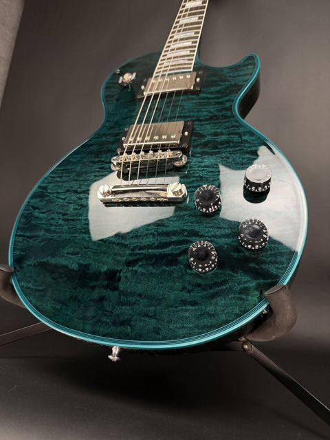 Gibson Custom Greatest Hits Volume II Les Paul Axcess Custom Peacock Widow Stop Bar - Gloss -