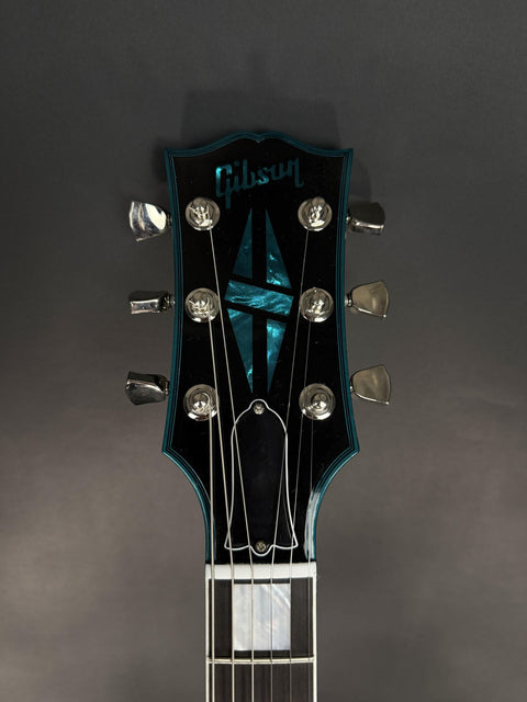Gibson Custom Greatest Hits Volume II Les Paul Axcess Custom Peacock Widow Stop Bar - Gloss -