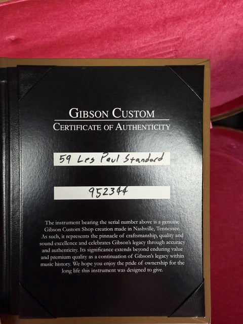 Gibson Custom 1959 Les Paul Standard Reissue VOS - Iced Tea Burst -