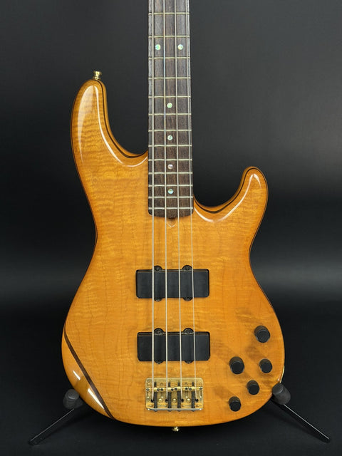 2001 Fender American Deluxe Zone Bass - Amber