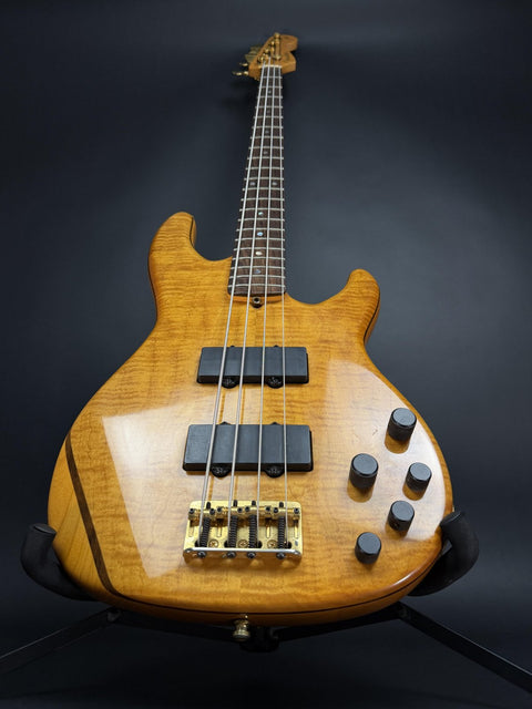 2001 Fender American Deluxe Zone Bass - Amber