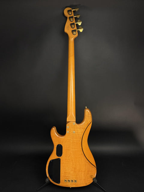 2001 Fender American Deluxe Zone Bass - Amber