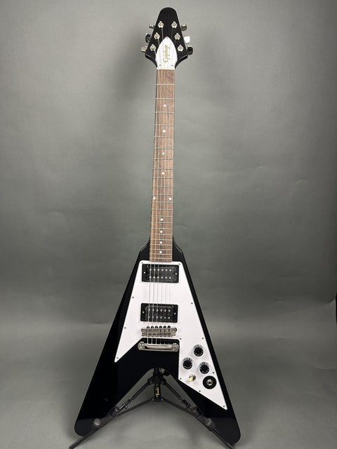 Epiphone Kirk Hammett 1979 Flying V - Ebony - 