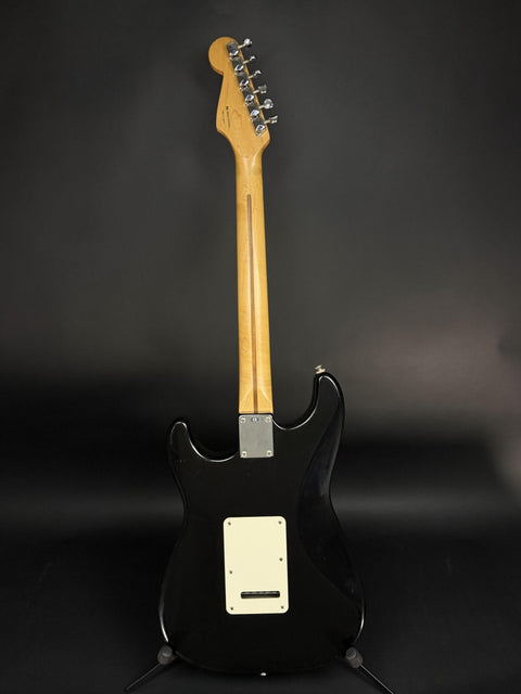 1998 Squier Fat Strat Maple Neck - Black -