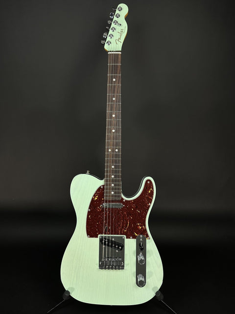 2023 Fender 75th Anniversary Ultra Luxe Telecaster Transparent - Surf Green -