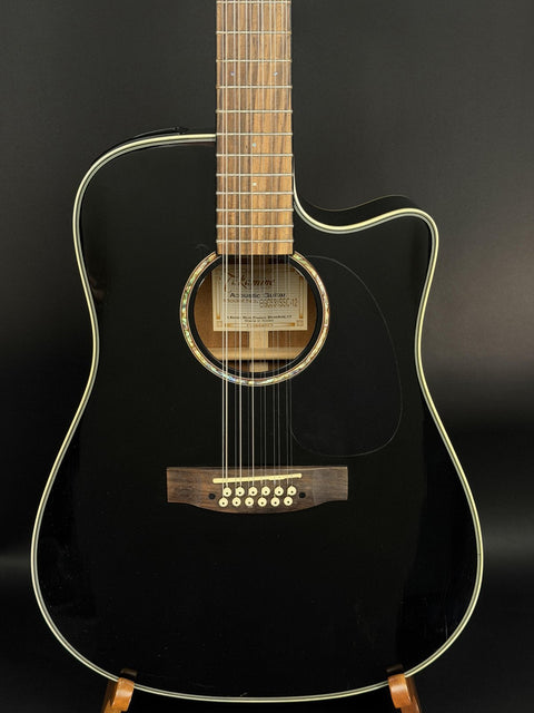 2020 Takamine EGC531SSC-12 12-String Acoustic-Electric - Black