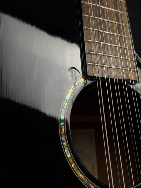 2020 Takamine EGC531SSC-12 12-String Acoustic-Electric - Black