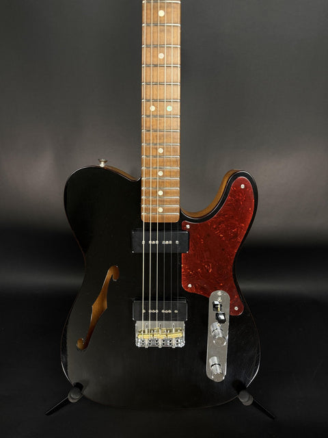 Fender Custom Shop P90 Thinline Telecaster Closet Classic - Black -
