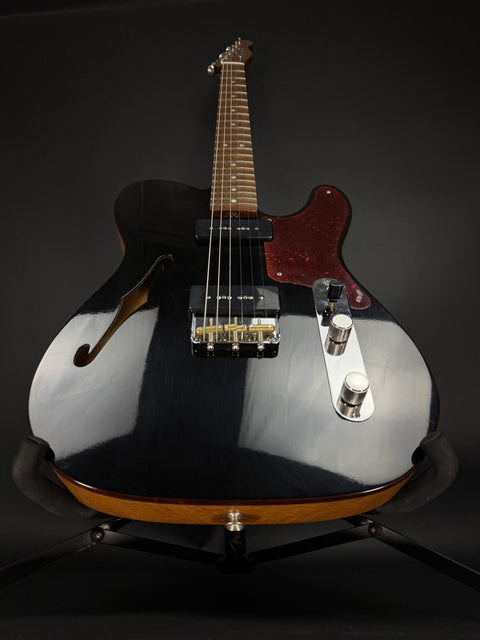 Fender Custom Shop P90 Thinline Telecaster Closet Classic - Black -