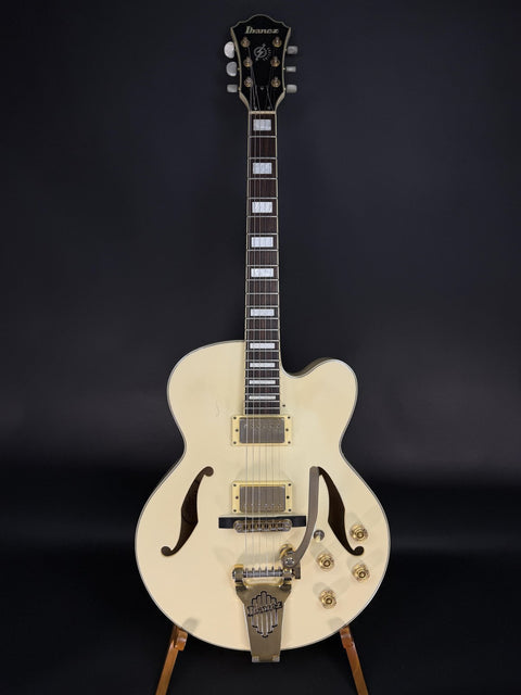 2009 Ibanez Artcore AF75TDG - Ivory -
