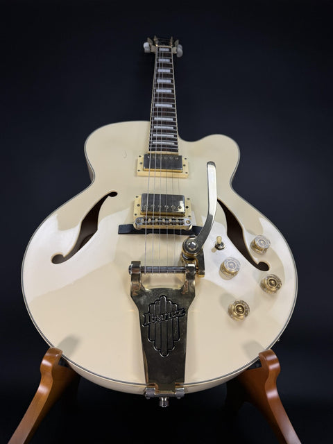 2009 Ibanez Artcore AF75TDG - Ivory -