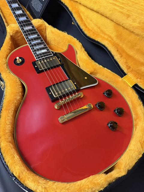 Gibson Custom M2M 1957 Les Paul Custom VOS - Racing Red w/ Gold Hardware