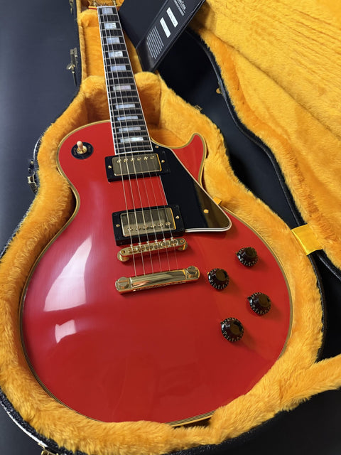 Gibson Custom M2M 1957 Les Paul Custom VOS - Racing Red w/ Gold Hardware