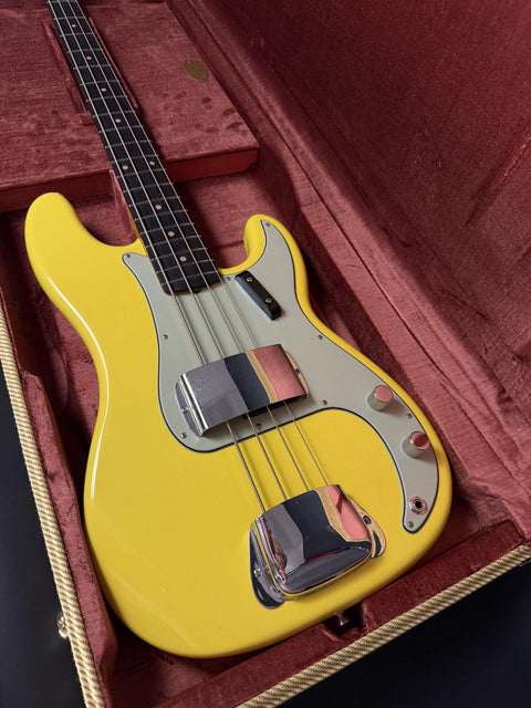 Fender Custom Shop 1960 Precision Bass Closet Classic - Graffiti Yellow -