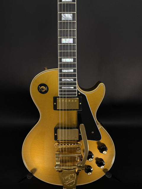 Gibson Custom Limited Edition Greatest Hits Volume II 1968 Les Paul Custom - Double Gold w/ Bigsby Murphy Lab Ultra Light Aged -