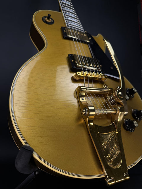 Gibson Custom Limited Edition Greatest Hits Volume II 1968 Les Paul Custom - Double Gold w/ Bigsby Murphy Lab Ultra Light Aged -